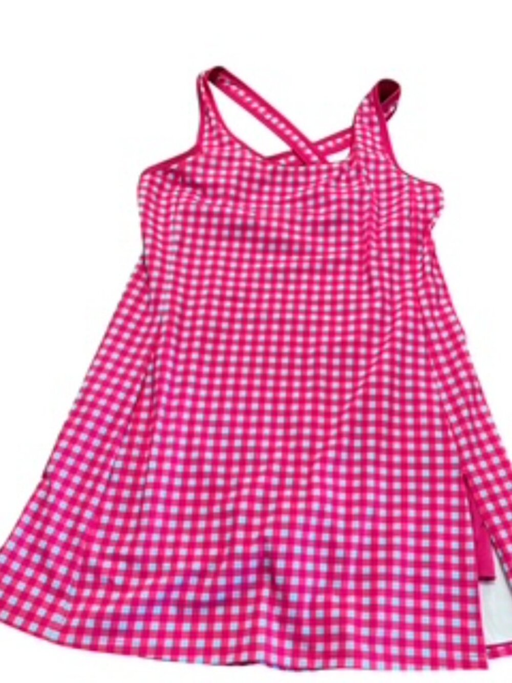 Ralph Lauren Pink Gingham Mini Dress - Picture 4 of 15